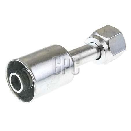OEX Steel Fitting # 8 FOR - Beadlock Step Up #10 Straight SFX1306