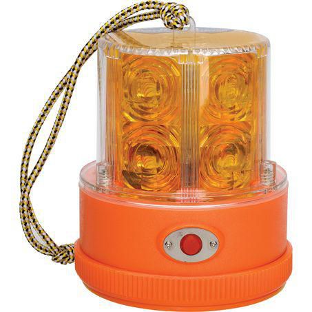 Narva LED Portable Battery Powered Strobe Amber Beacon with Magnetic Mount
