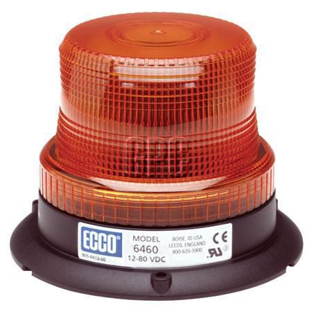 ECCO LED Beacon Amber 12 to 80V Permanent Mount 6465A