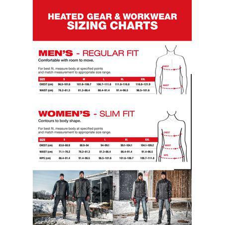 Milwaukee M12 AXIS Heated Vest Black Womens - XXL M12HVMBLACK9W-0XXL