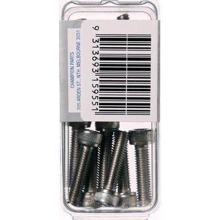CHAMPION AUTO PARTS Champion Socket Head Screw Pack M6 x 25 CSP54
