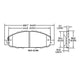 RDA FRONT BRAKE PAD SET