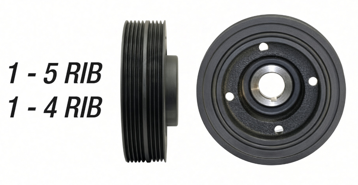 Subaru Crankshaft Pulley (harmonic balancer) - 35W001