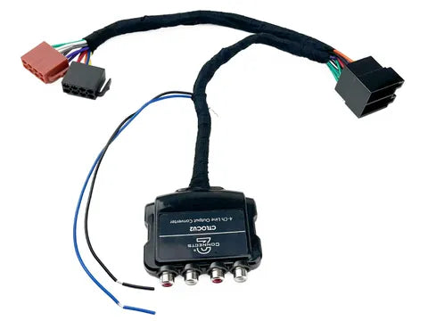 Axxess AX-DSPLC-4 Direct-Fit 4-Channel Line Output Converter | 12V Remote