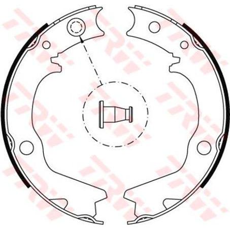 TRW Brake Shoe 167mm x 32mm
