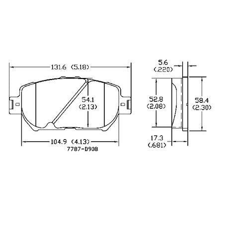 RDA BRAKES RDA Phantom Ceramic Brake Pad Set RDC2471