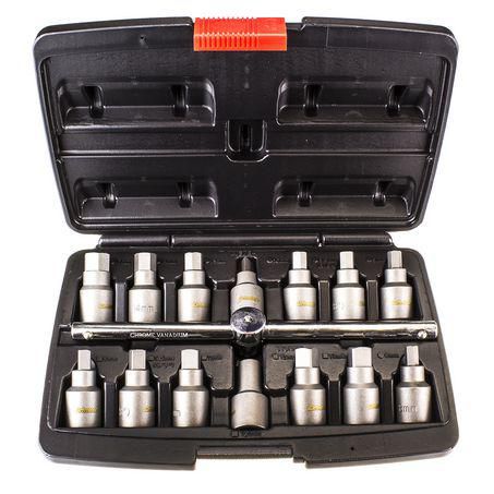 Drivetech Drain Plug Socket Set 15pc UXT-10265