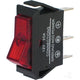 Narva Rocker Switch Off/On SPST Red Illuminated (Contacts Rated 20A @ 12V)
