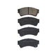 RDA GP MAX LOW METALLIC BRAKE PAD SET MAZDA RDB2063