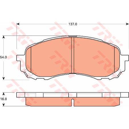 TRW Brake Pad Set