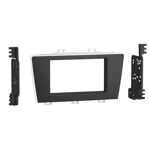 Metra 95-8905B Black/Silver Double DIN Dash Kit | 2015-2019 Subaru Legacy & Outback (145mm Height)