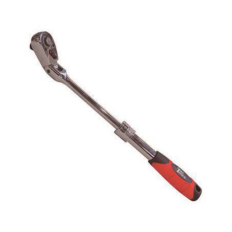 T & E TOOLS T&E 1/4in Drive Flex Head Extendable Ratchet 22698