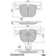 RDA BRAKES RDA GP Max General Purpose Low Metallic Brake Pad Set RDB1499