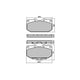 RDA PHANTOM CERAMIC BRAKE PAD SET NISSAN OPEL SUBARU RDC1170