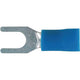 OEX Crimp Terminal, Blue Fork Terminal Entry 4.3mm Vinyl 100 Pce