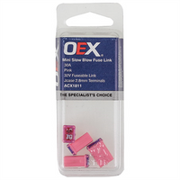 OEX Fusible Link Micro Female M Case 30A Pink 4 Pce