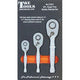 T & E TOOLS T&E 3pc Super Fine Stubby Ratchet Set 21531