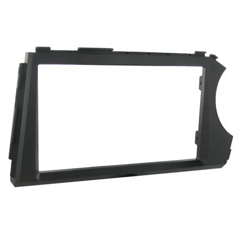SsangYong Actyon Ute 2012-2017 Double DIN Dash Kit | Black Facia Panel with Brackets