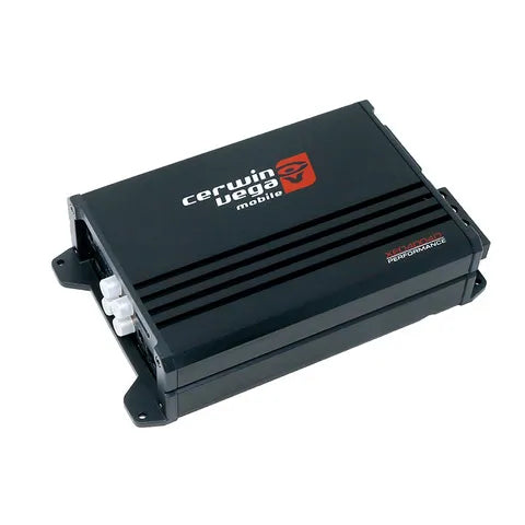 Cerwin-Vega XED Series 4-Channel Amplifier | 90W x 4 @ 2Ω / 60W x 4 @ 4Ω | Compact Full-Range Power