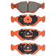 RDA BRAKES RDA GP Max General Purpose Low Metallic Brake Pad Set RDB1156
