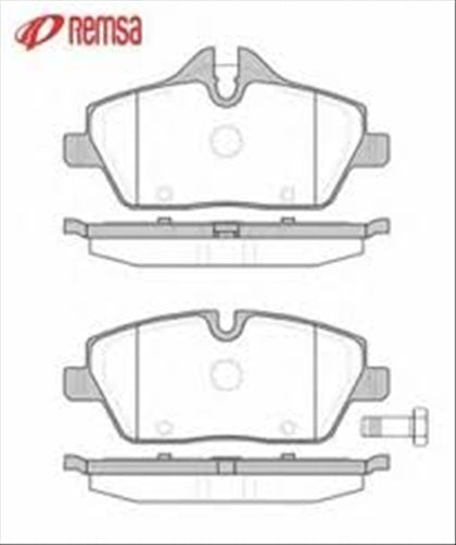 Remsa FRONT BRAKE PADS MINI R55 R56 R57 ONE COOPER2006-2013