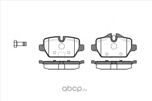 DB1783 UC REAR DISC BRAKE PADS - BMW SER 1 E81, E87 04-08 113200UC