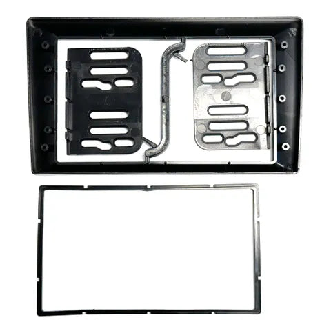 Universal 9" to Double DIN Bezel Adapter | Black Trim Reducer Panel