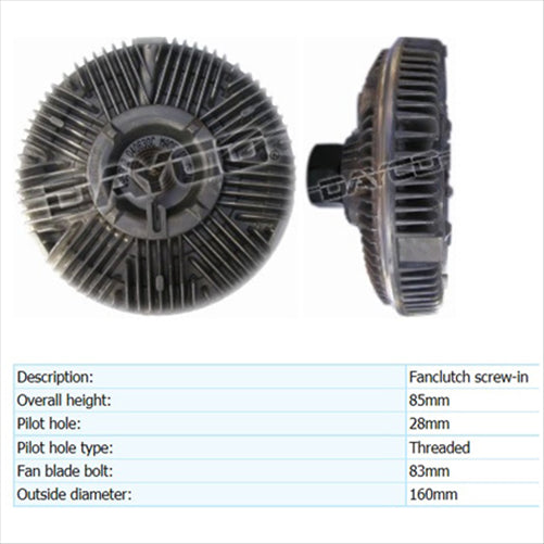 Dayco FAN CLUTCH 115794 IND