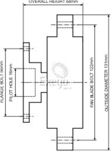 DAYCO FAN CLUTCH 115809