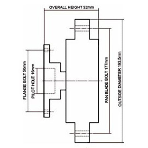 DAYCO FAN CLUTCH 115819