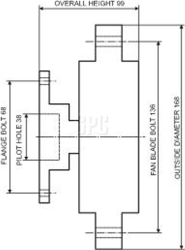 DAYCO FAN CLUTCH 115833