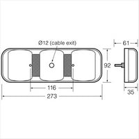 Narva LED STOP/TAIL/INDICATOR/REVERSE/ REFLECTOR LIGHT LED 9 TO 33V