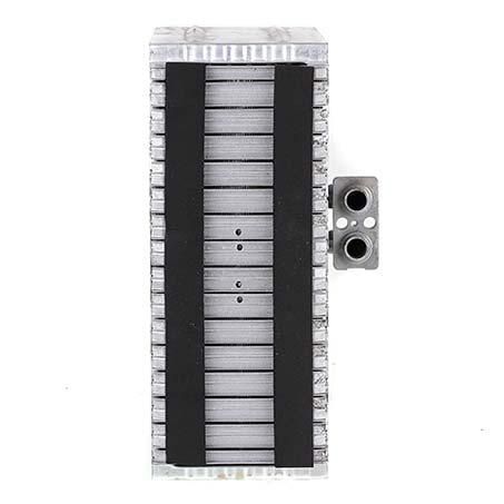 OEX Evaporator Core Plate and Fin Inlet Fitting Pad Outlet Fitting Pad