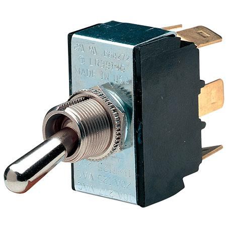 Narva Heavy Duty Toggle Switch On/On DPDT (Contacts Rated 25A @ 12V)