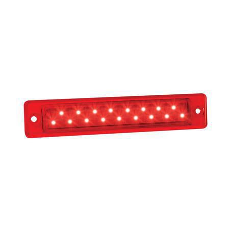 LED AUTO LAMPS 12V Slimline LED Stop/Tail Lamp With Red Lens