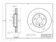 BRAKE DISC FRONT HOLDEN/OPEL 300mm DR9757V