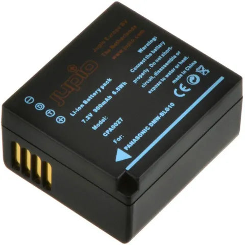 JUPIO Replacement Camera Battery for Panasonic DMW-BLG10E â€“ 7.2V 900mAh