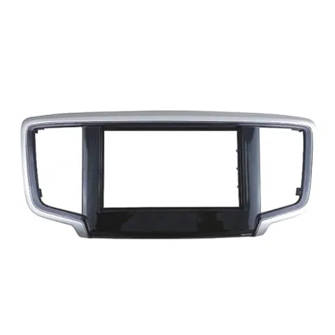Honda Odyssey (2013-2018) Double DIN Dash Kit | Silver & Black Dashboard Fascia Installation Panel
