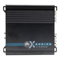 DB Drive X-Series 2-Channel Class D Amplifier | 150W x 2 @ 2Ω / 75W x 2 @ 4Ω | Compact High-Power Stereo Amp