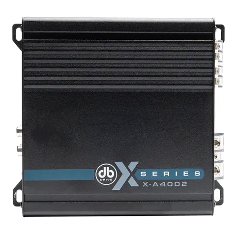 DB Drive X-Series 2-Channel Class D Amplifier | 150W x 2 @ 2Ω / 75W x 2 @ 4Ω | Compact High-Power Stereo Amp