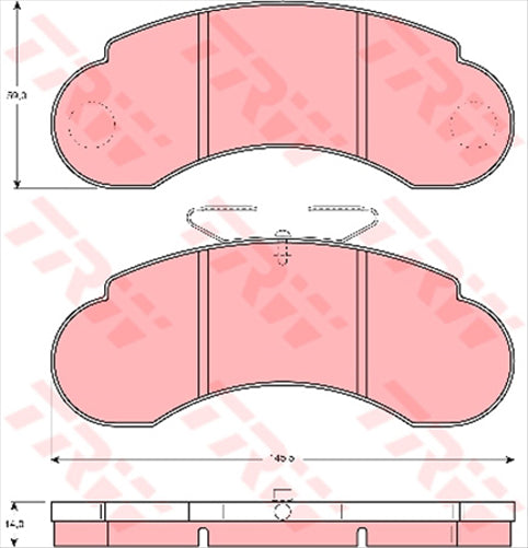 TRW Brake Pad Set