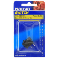 Narva Micro Rocker Switch Off/On SPST (Contacts Rated 20A @ 12V)
