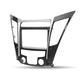 Hyundai Sonata/I45 Double DIN Dash Kit (2010-2014) | Black & Silver for Manual Air Con
