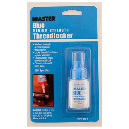 MASTERCOOL THREAD LOCKER BLUE MEDIUM  STRENGTH 6ml