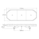 LED Autolamps Amb LED Lightbar 1224V Clr Lens LB744ACM