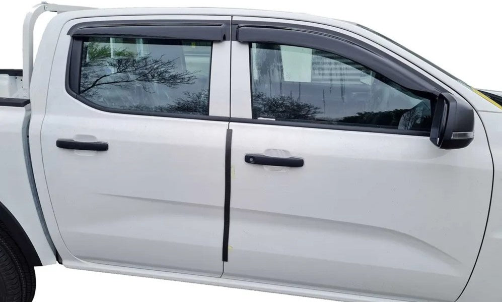 WEATHERSHIELD SLIM DARK TINT 4 PIECE SET FORD RANGER MAZDA BT-50 - 1204P4