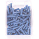 OEX Crimp Terminal Joiner Blue Cable Size 4mm Vinyl 100 Pce