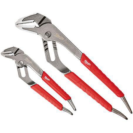 Milwaukee 152mm (6In) & 254mm (10In) Straight Jaw Pliers Set 48226330