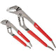 Milwaukee 152mm (6In) & 254mm (10In) Straight Jaw Pliers Set 48226330
