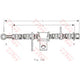 TRW Brake Hose Right Front
